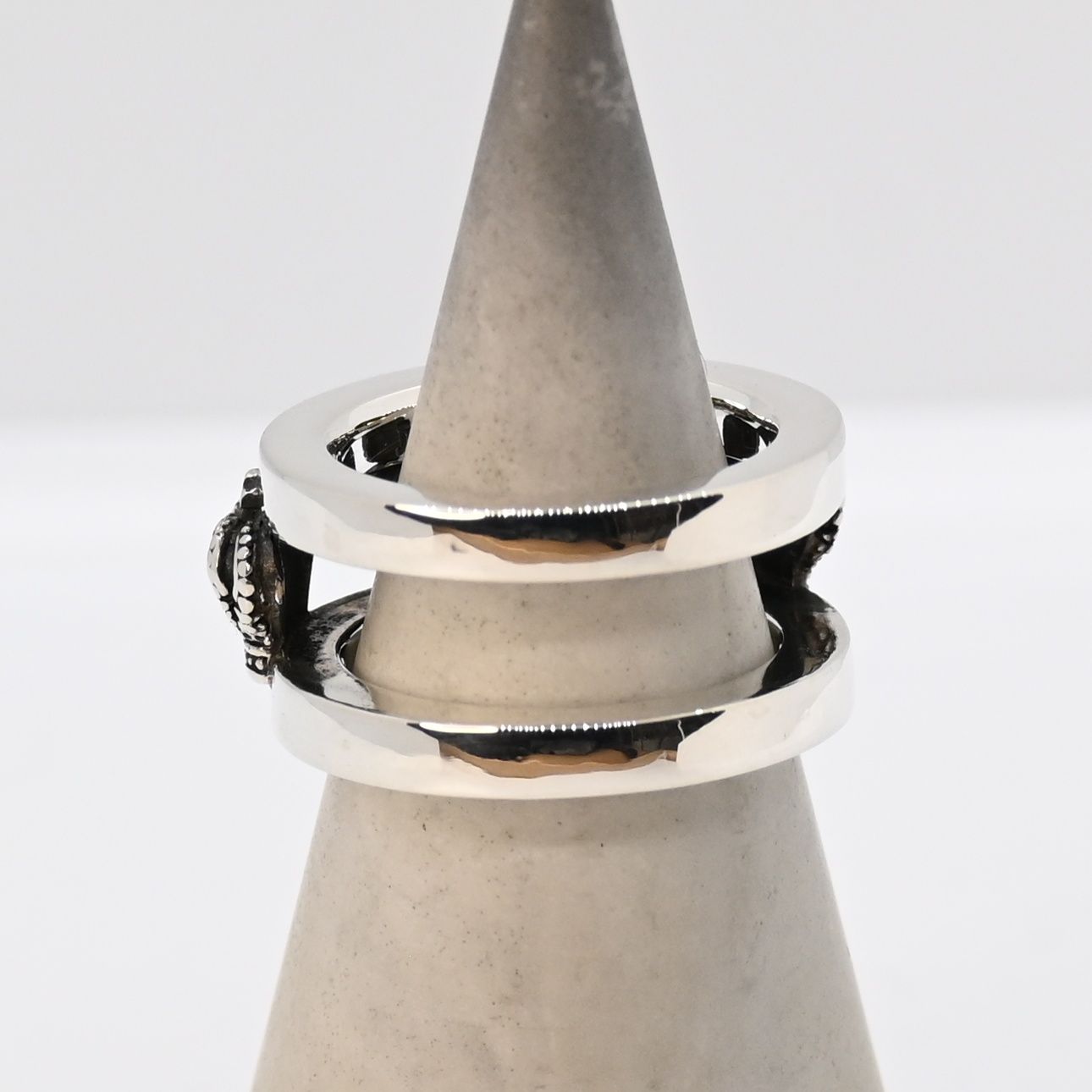 研磨済】 JUSTIN DAVIS クラウン リング 9号 SRJ305 ジャスティン