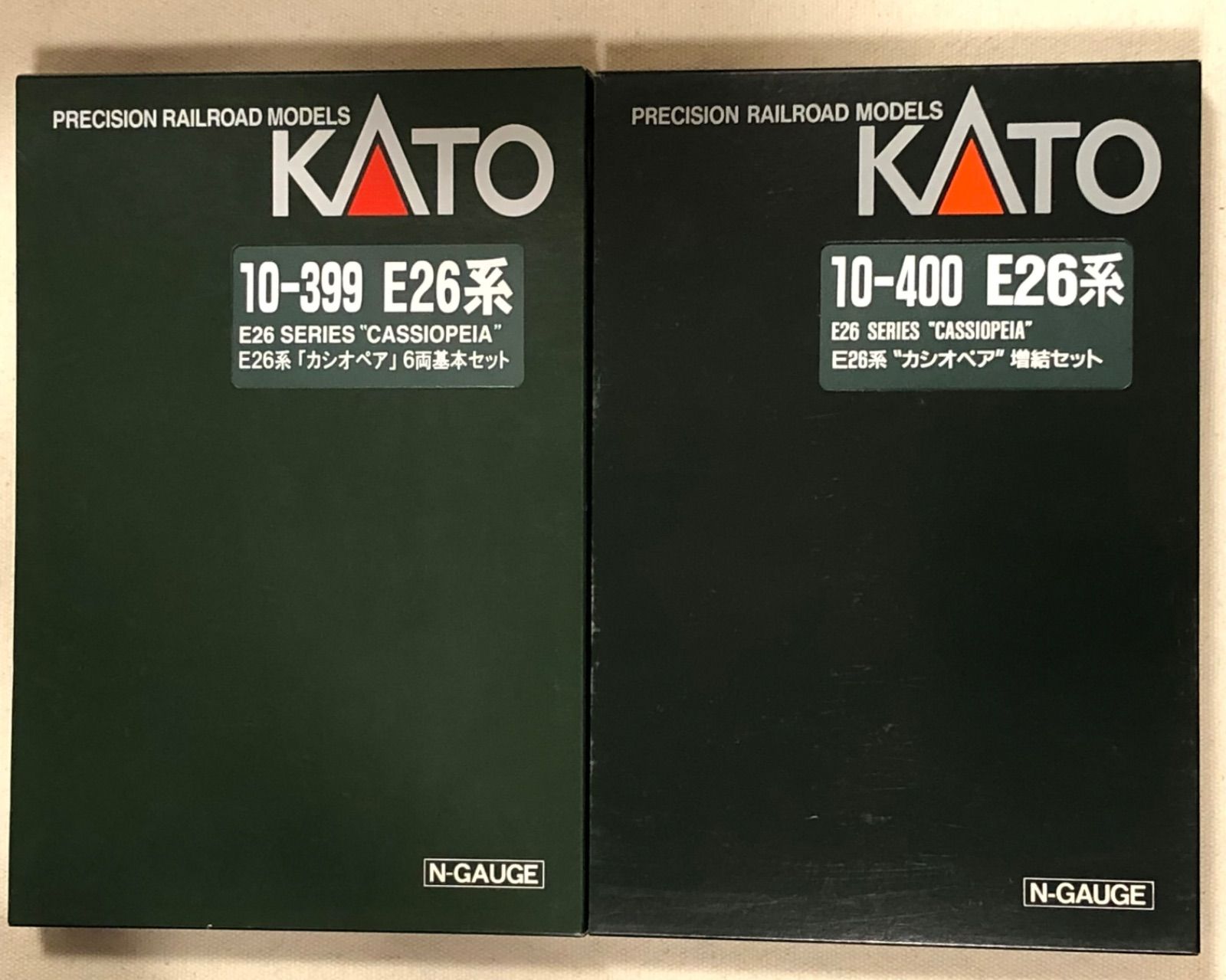 E 26系 カシオペア 6両基本セット 増結セット KATO カトー 10-399 10-400 CASSIOPEIA 電車 車両 ジオラマ 鉄道模型 Nゲージ