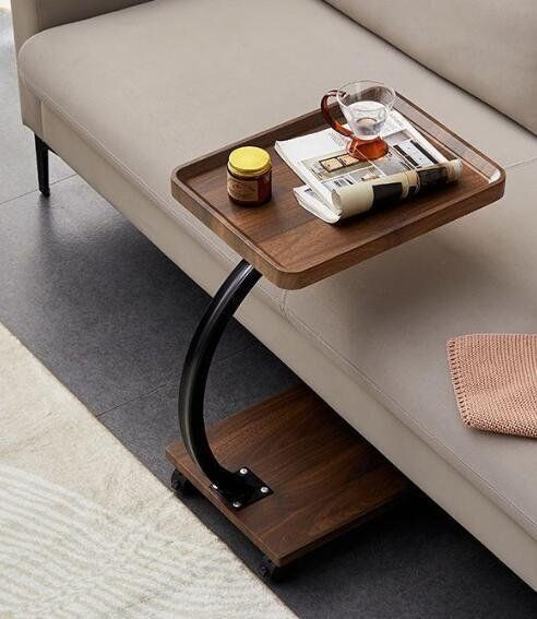 オリジナル 長方形サイドテーブル別荘ナイトテーブルリビング北欧木製 コーヒーテーブル 贅沢