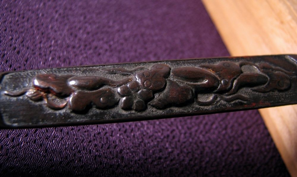 時代武具 古金工 赤銅笄 桐箱付 室町後期～桃山時代/25k002 - メルカリ