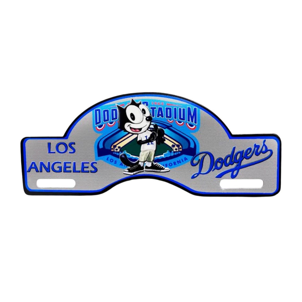 フィリックス LA ドジャース ヴィンテージ メタル ライセンストッパー シボレー ローライダー USDM インパラ トラック アメリカン雑貨 J 7975