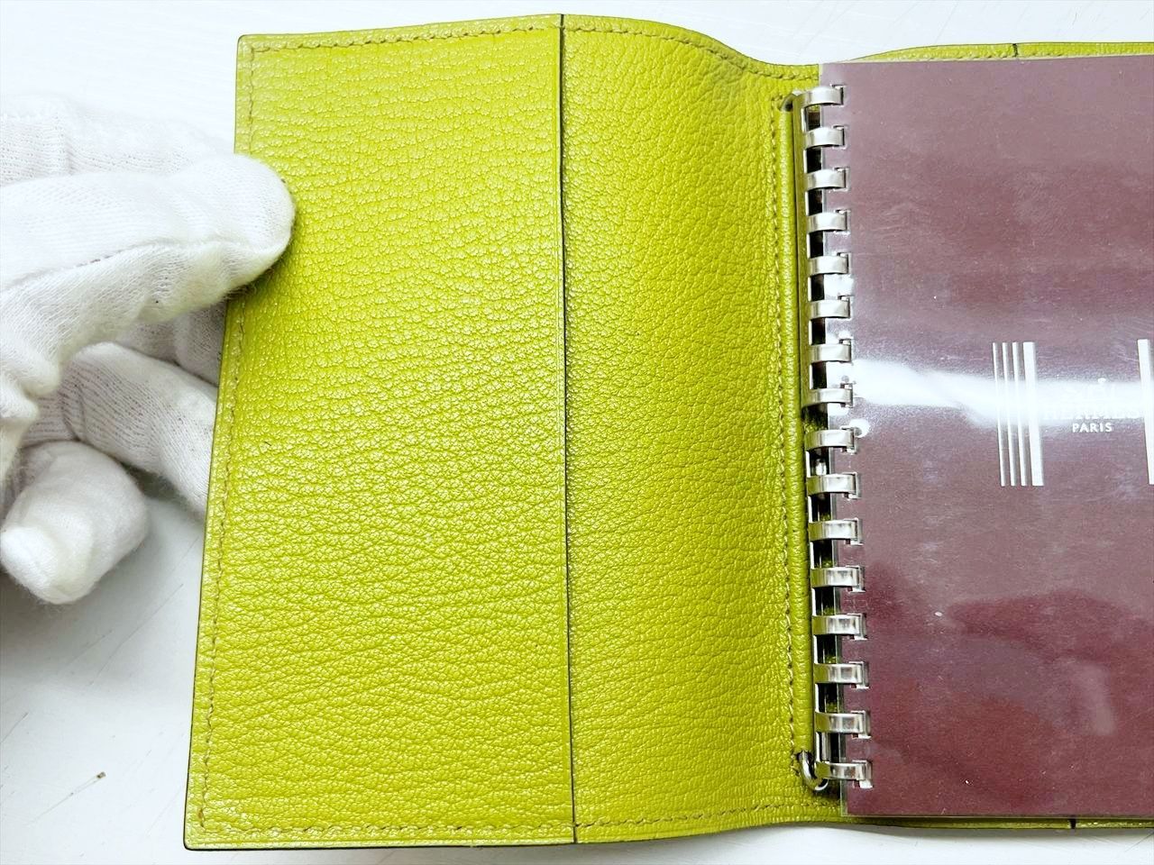手帳カバー グリーン