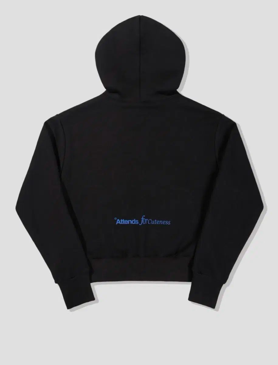 샵어텐즈 attends for hoodie black