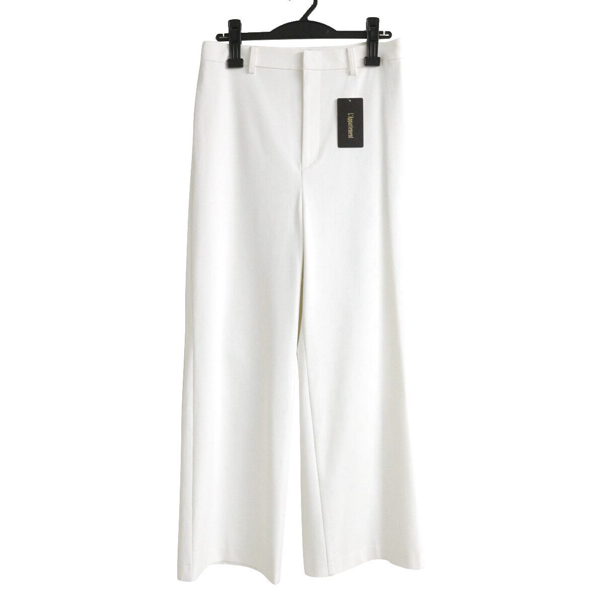 L Appartement Lisiere アパルトモン リジエール 23AW ストレッチギャバローライズパンツ 34 23030560500630