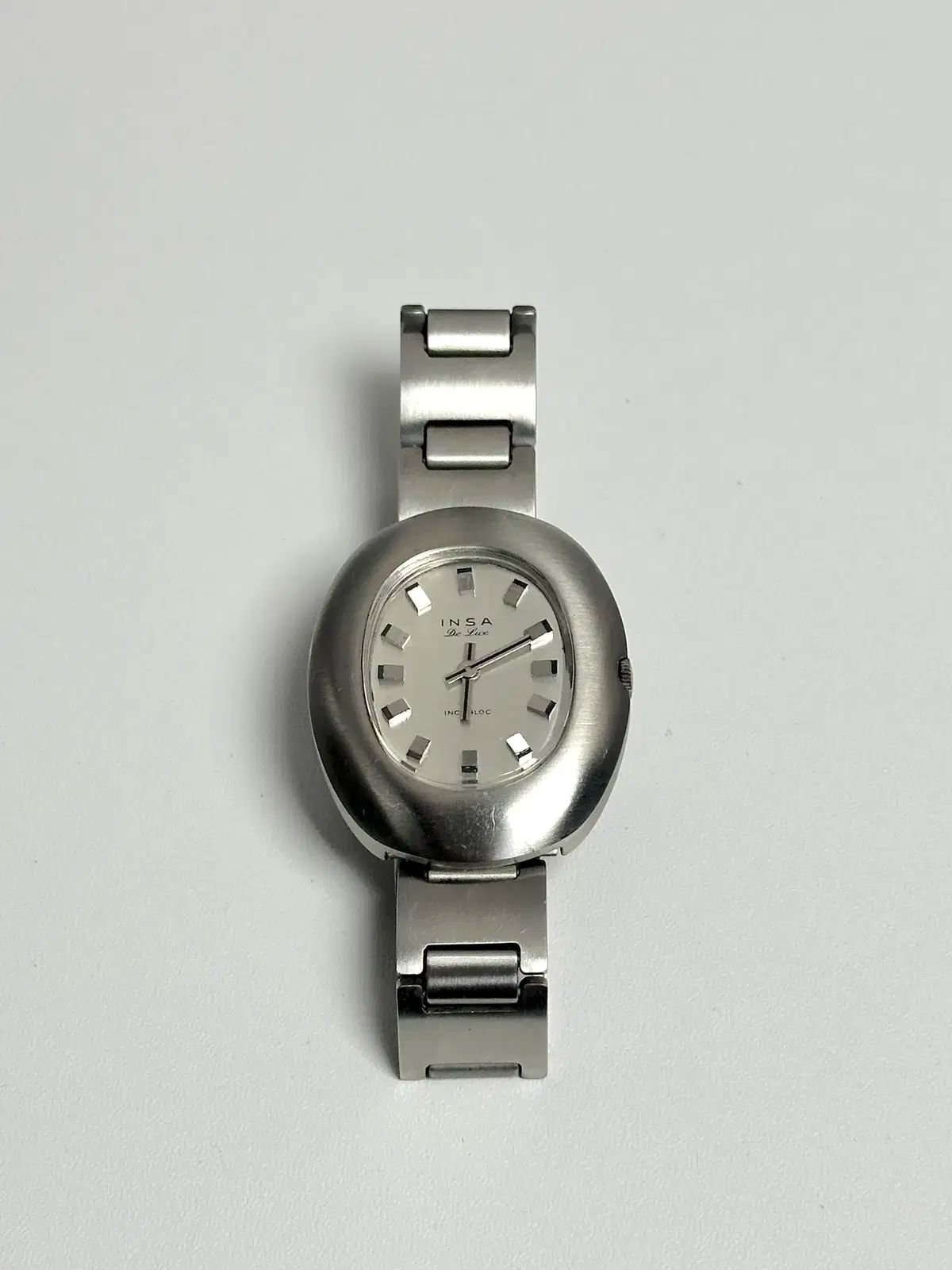 リュクス ヴィンテージ オーヴァル スチール リストウォッチ