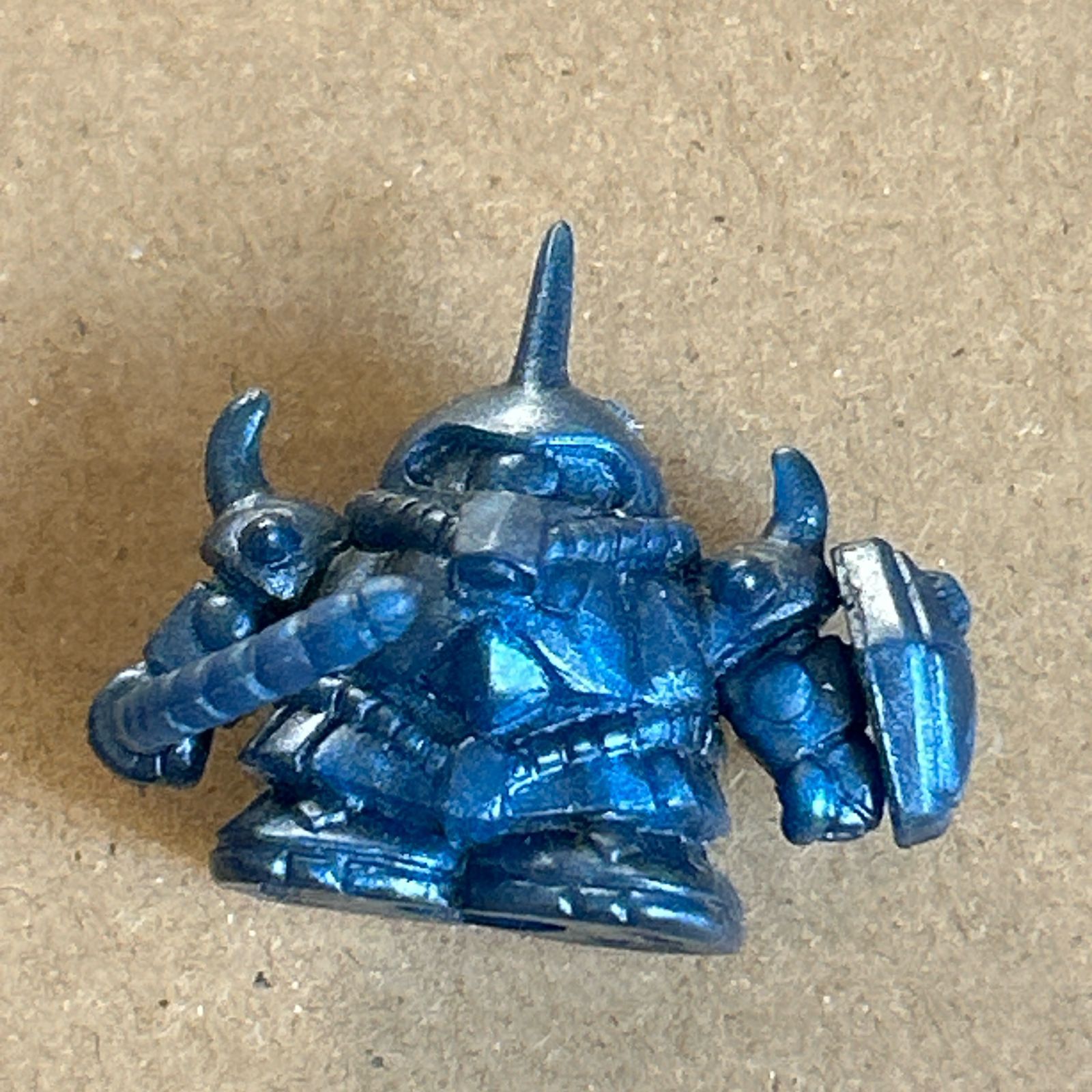 レア メタリックブルー グフ ガン消し SDガンダム 消しゴム MS-07