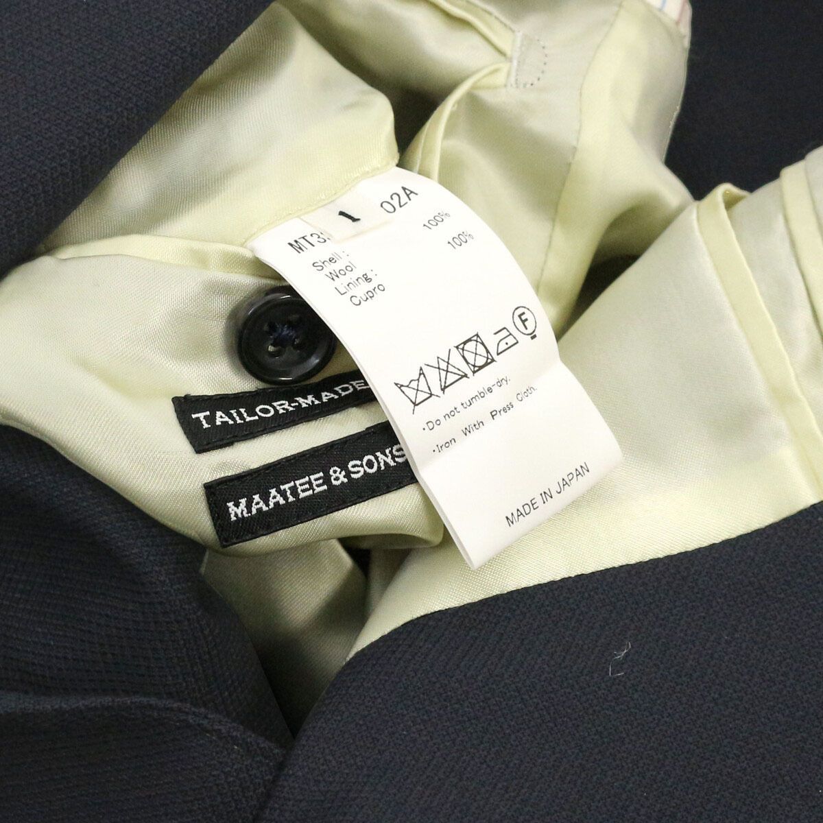 MAATEE&SONS マーティーアンドサンズ 23AW DOUBLE TAILORED ダブル  