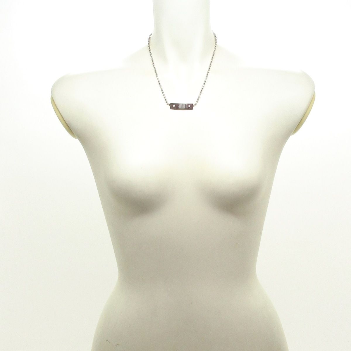 GUCCI グッチ チョーカー - K 18 WG×ダイヤモンド 2 Pダイヤ ボールチェーン