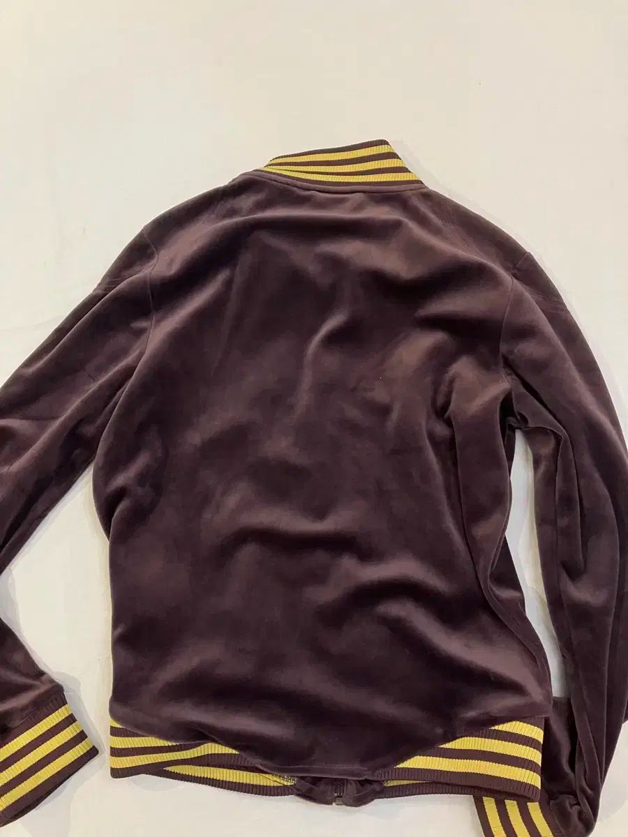 アディダス y2k タイトフィット ベロア ツアーベルベット ジャージ PURPLE パープル ブラウン GINKGOPHARMACY_COM