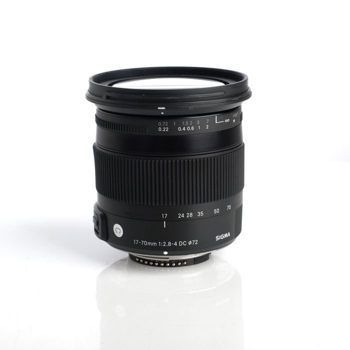 シグマ SIGMA 17-70 2.8-4 DC マクロ OS HSM NA ニコンF