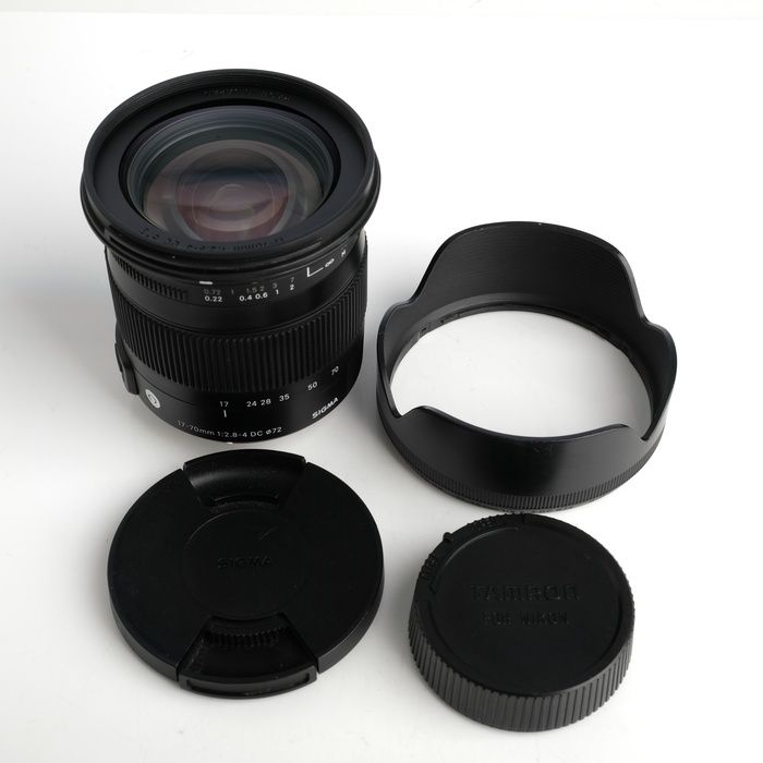 最低の価格！ シグマ SIGMA 17-70 2.8-4 DC マクロ OS HSM NA ニコンF