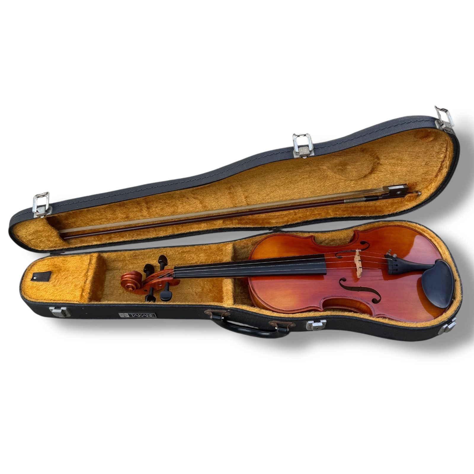 本体 SUZUKI スズキ No 360 Size 4 Established 1887 in Nagoya Anno 1979 バイオリン ハード ケース 弓1本付