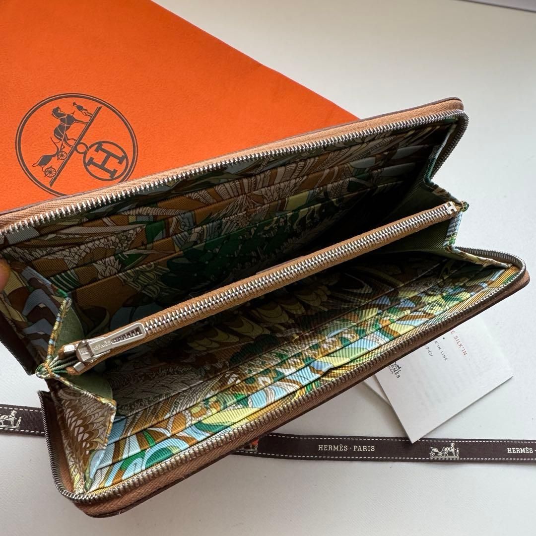 美品】 HERMES エルメス アザップ シルクイン 長財布 【公式通販】