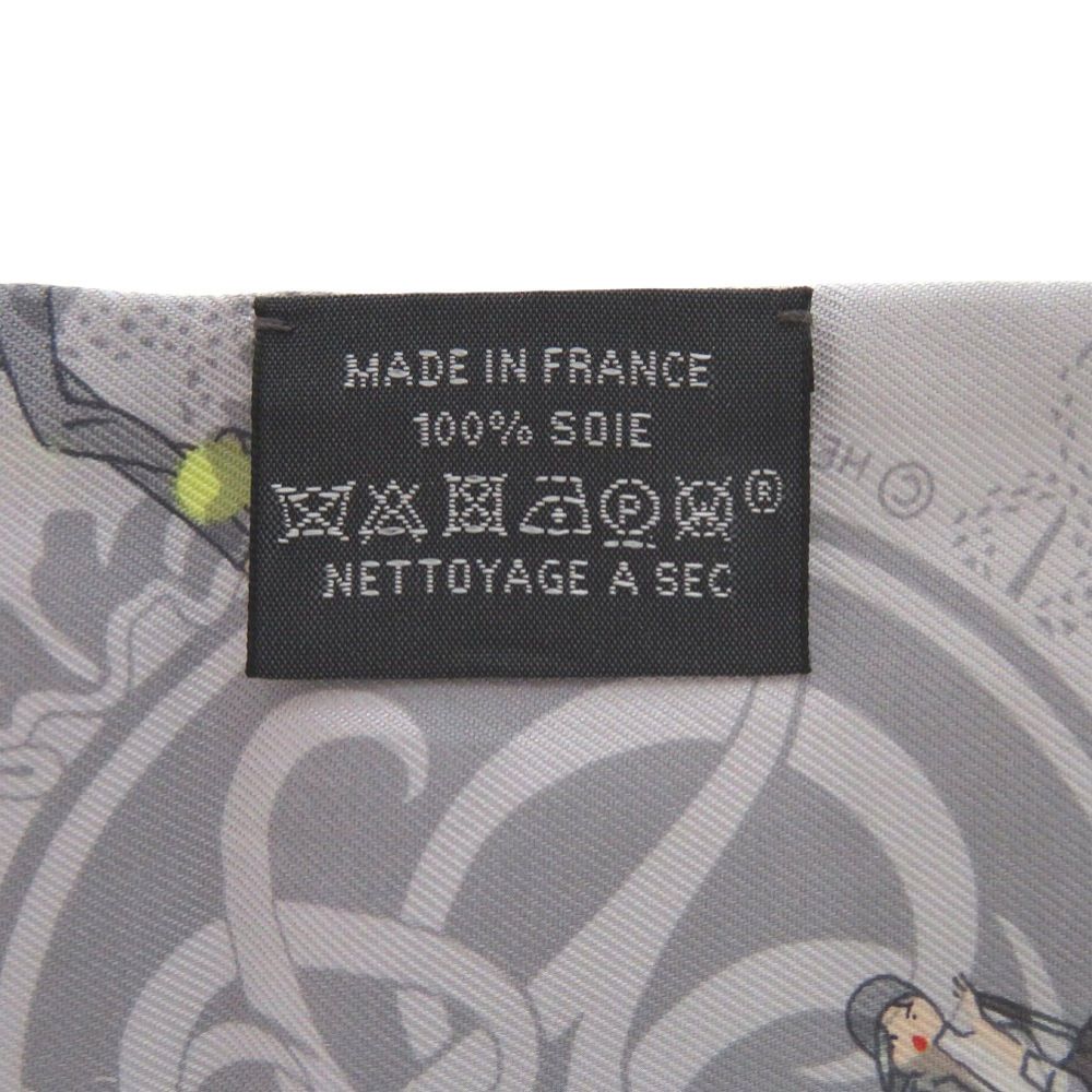  エルメス ツイリー エクスブリス パリジェンヌ Ex-Libris Les Parisienne シルク グリペール ジョーヌスフレ トープ スカーフ 0198 HERMES その他 小物