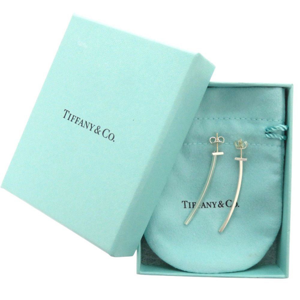 ティファニー Tワイヤー バーピアス シルバー925 0268 TIFFANY-Co