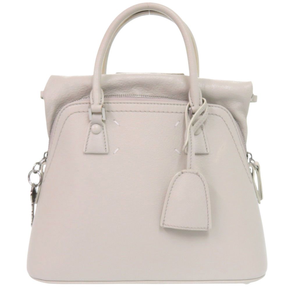  メゾン マルジェラ 2 WAY 5 ACミニ レザー グレージュ ショルダーバッグ 0376 Maison Margiela その他 バッグ