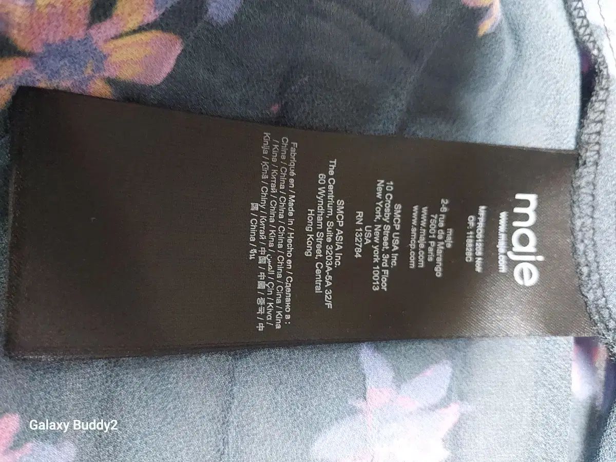  麻黒フラワー ロング プリーツ ONE PIECE 1 長袖 七分袖 その他