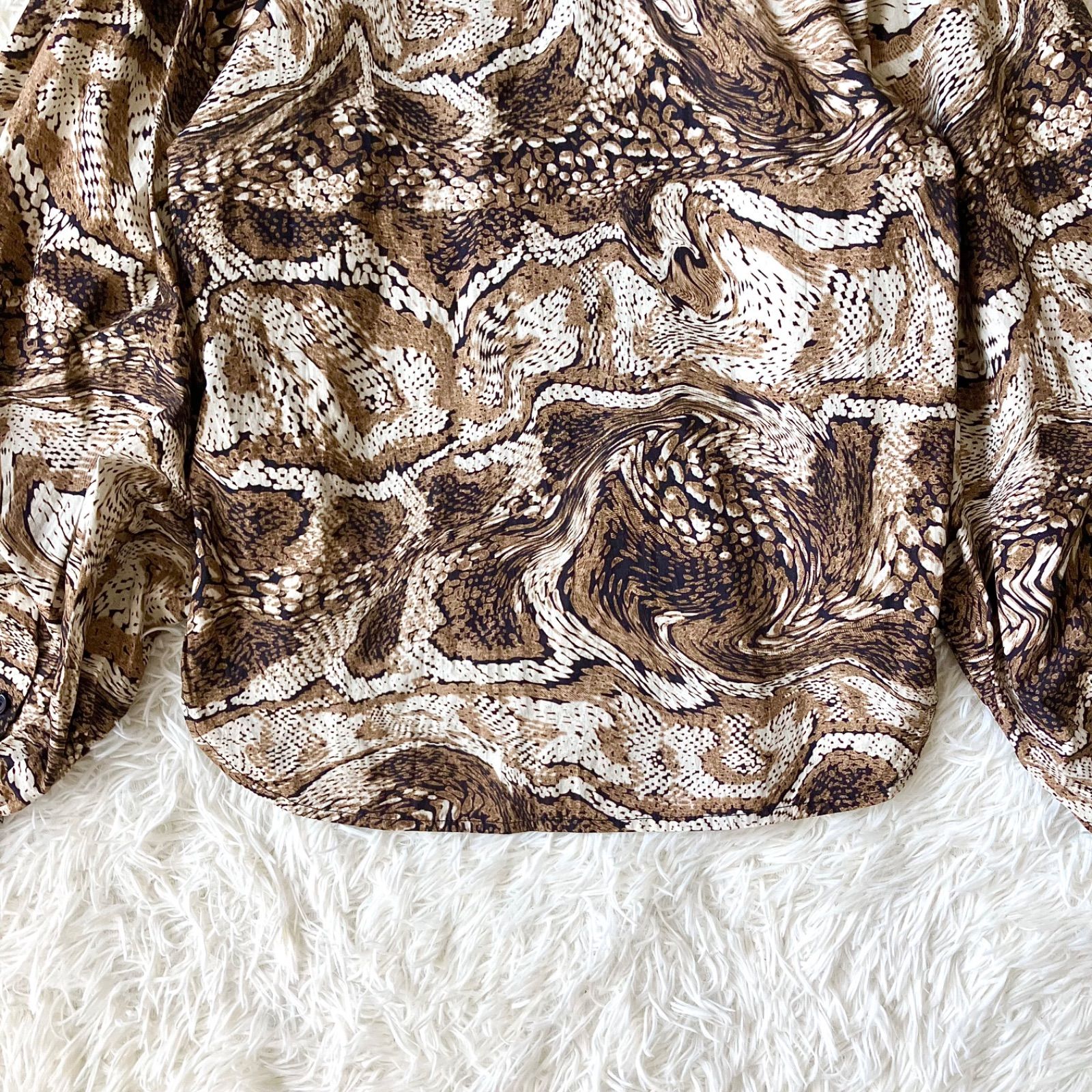 バルーンシャツ 長袖