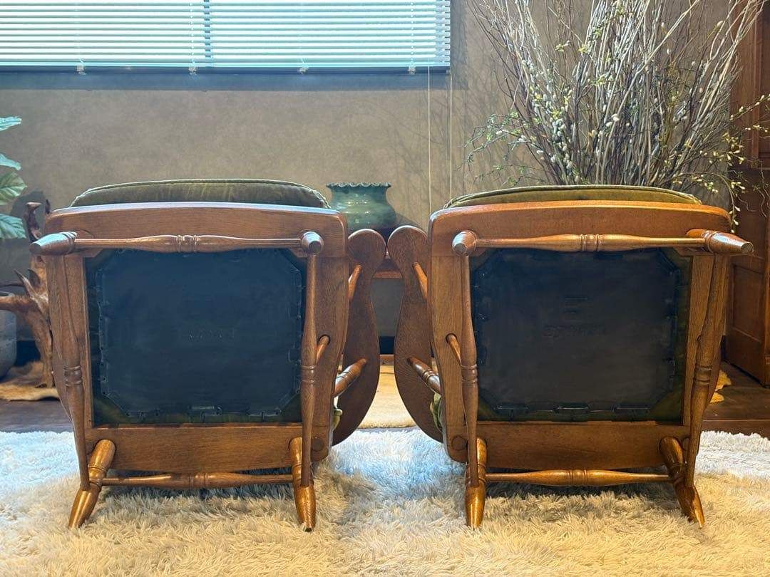 KOSUGA コスガ アームチェア アームソファ ダイニングチェア YZ - メルカリ