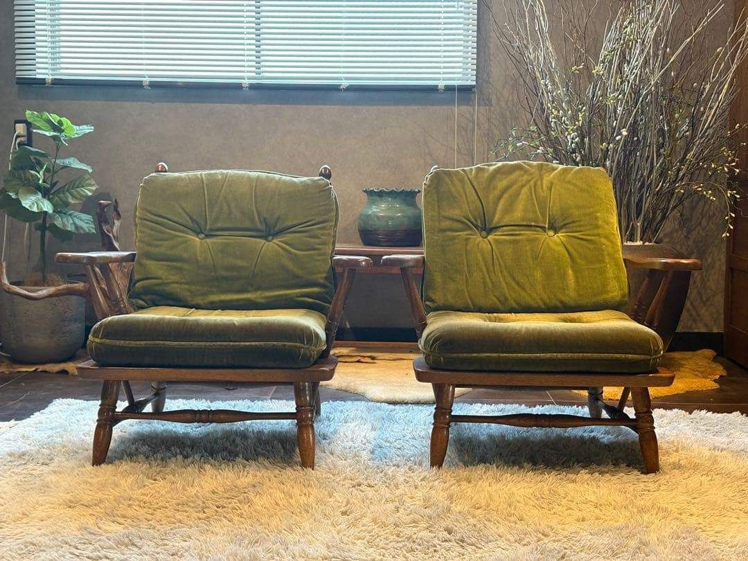 KOSUGA コスガ アームチェア アームソファ ダイニングチェア YZ クラシック家具・インテリア - KOSUGA コスガ アームチェア アーム