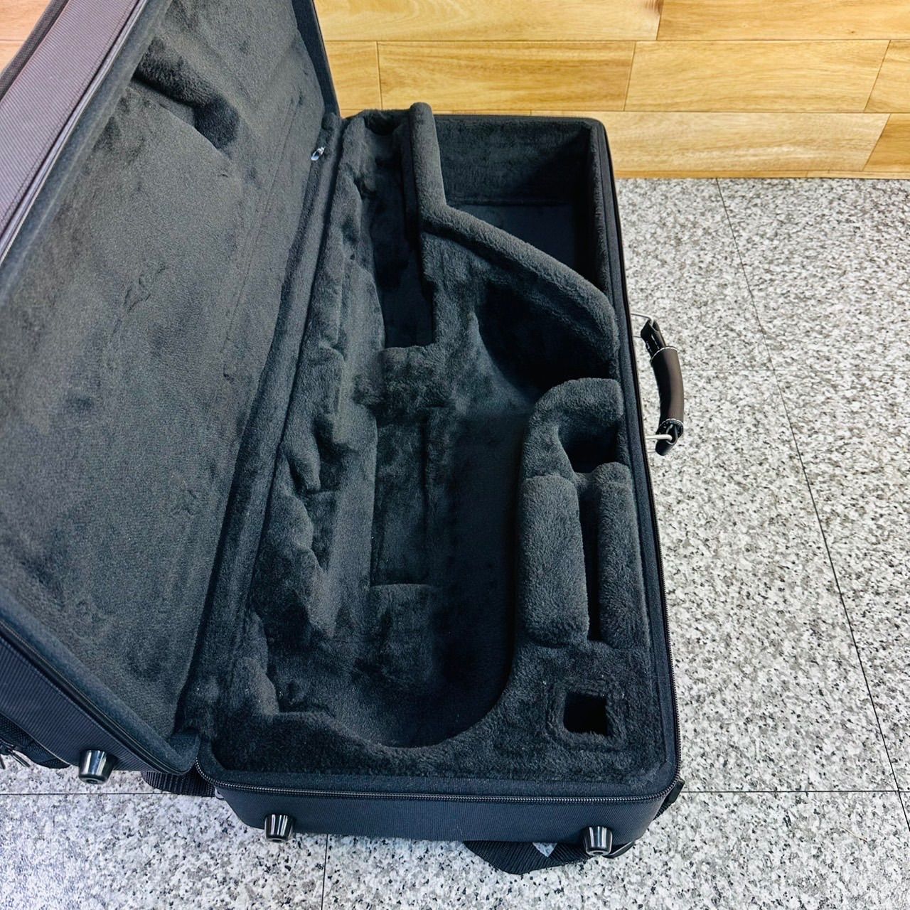 美品 YAMAHA ヤマハ テナーサックスケース ソフトハードケース 布