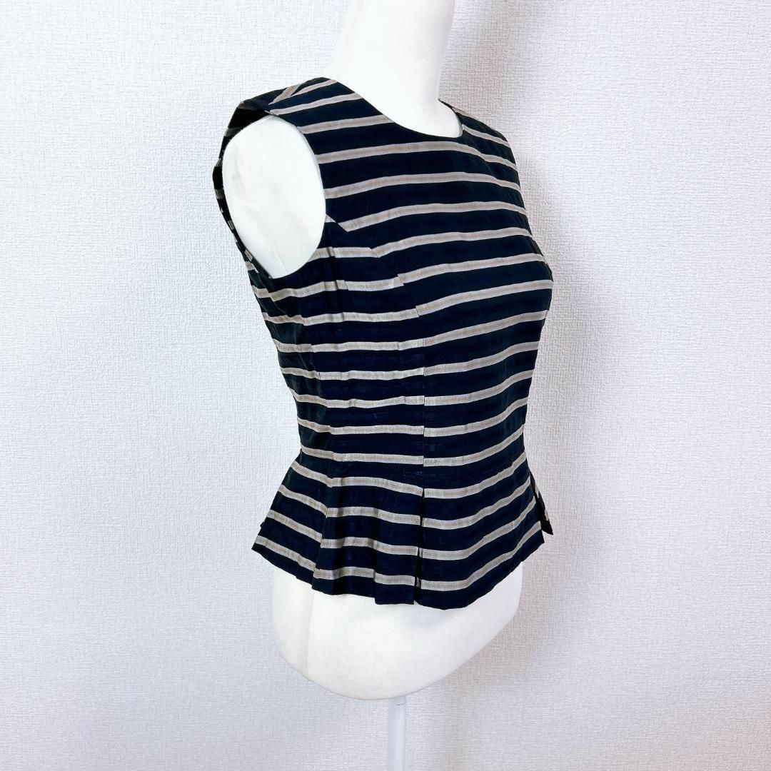 BARNEYS NEW YORK ノースリーブペプラムタンクトップ 38