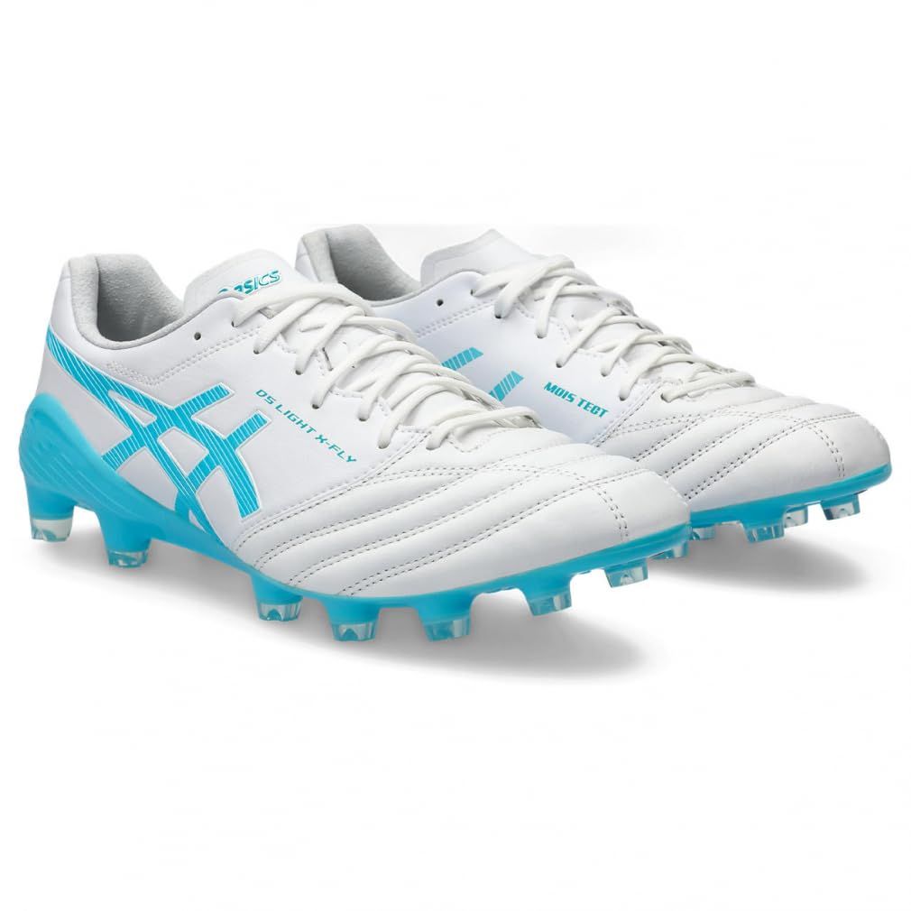 ASICS アシックス DS LIGHT X-FLY 5 1101A047.103 ホワイト×ブルー サッカー スパイク 26.0 103 ホワイト 26.0 cm 2E
