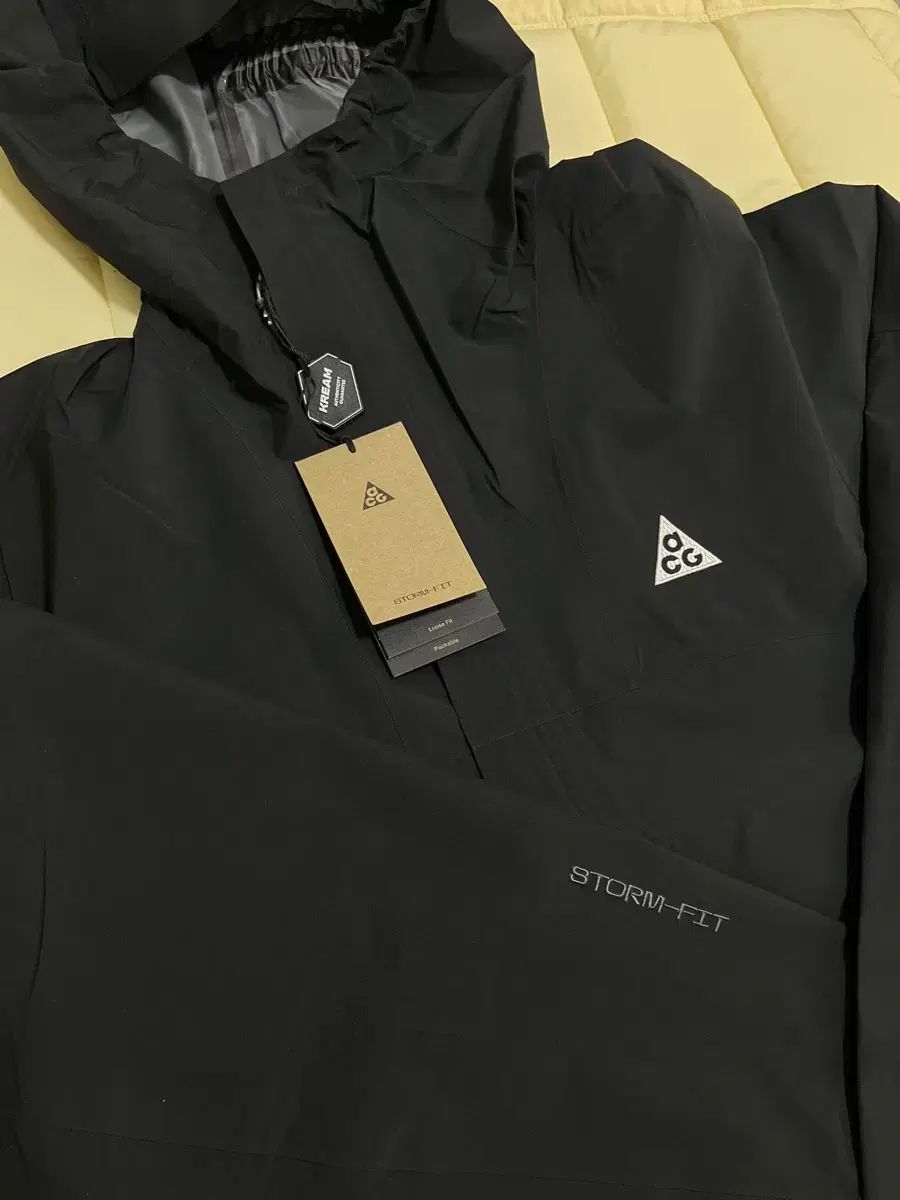 NIKE ACG STORM-FIT ブラック フード ウィンドブレーカー S