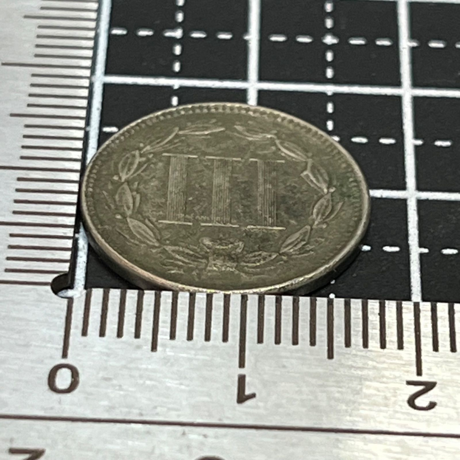 アメリカ古銭】1867年 3セント・ニッケル貨／Three Cent Nickel