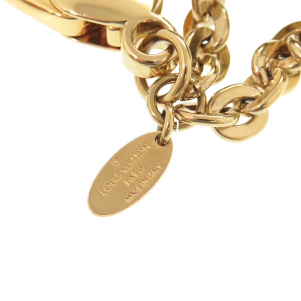 美品 ルイ ヴィトン M66980 メタル ブラウン ゴールド バッグチャーム