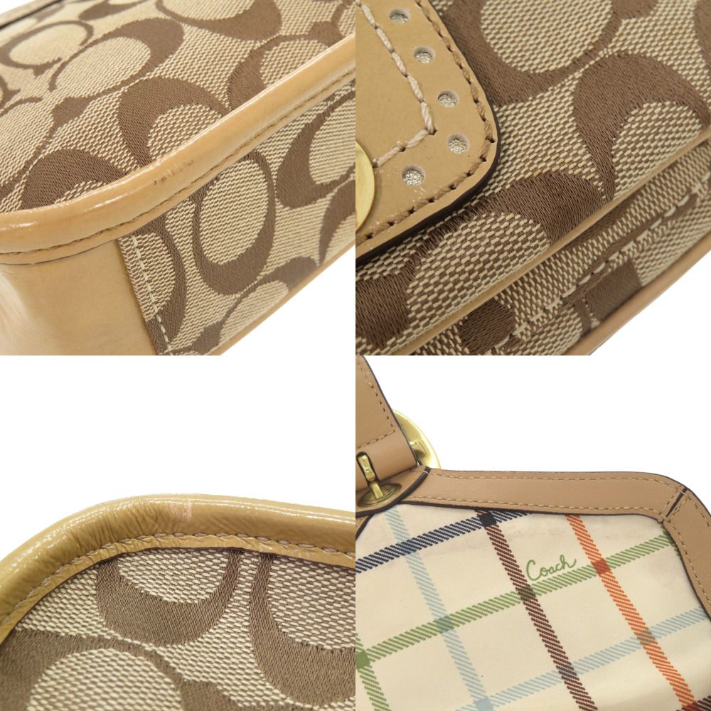 パテントレザー ベージュ