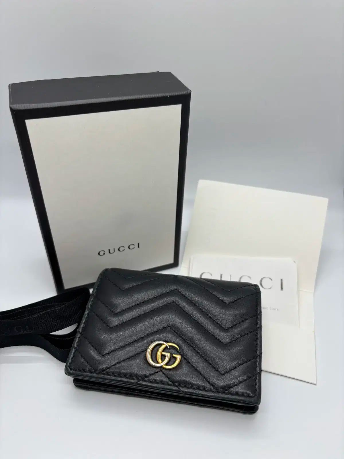グッチ GUCCI マーモント カードケース 二つ折り財布