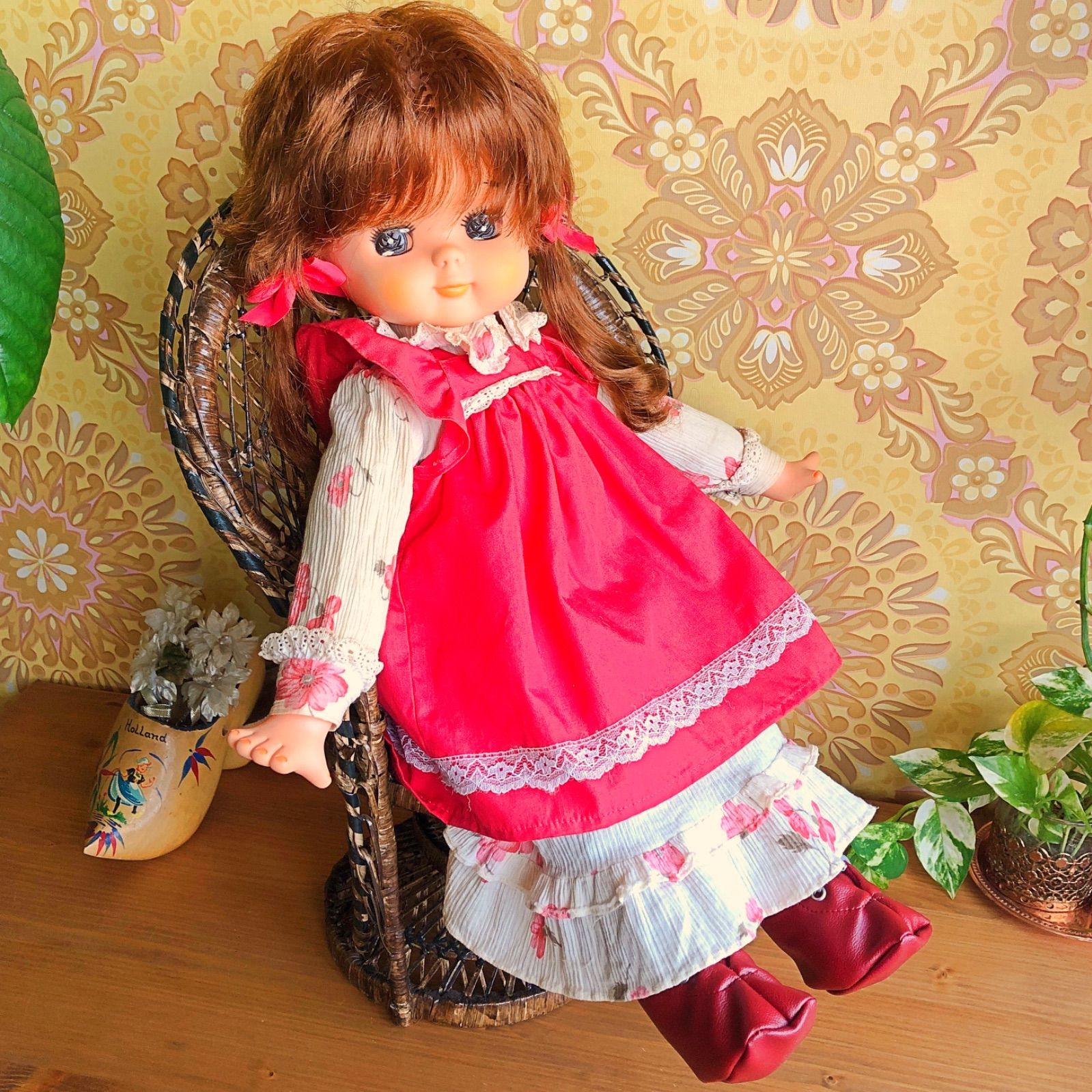 昭和レトロな抱き人形/70年代ヴィンテージドール - メルカリ