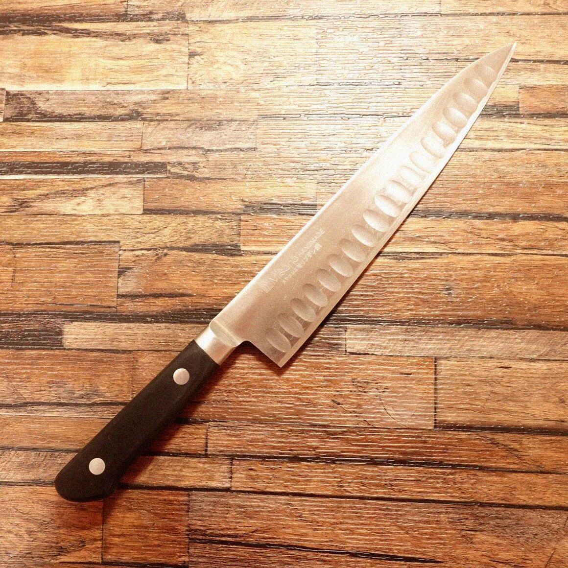 Misono 牛刀 研ぎ済 万能包丁 ミソノ サーモン シェフナイフ 片刃気味 8 2 ほぼ片刃 使用感少 215mm