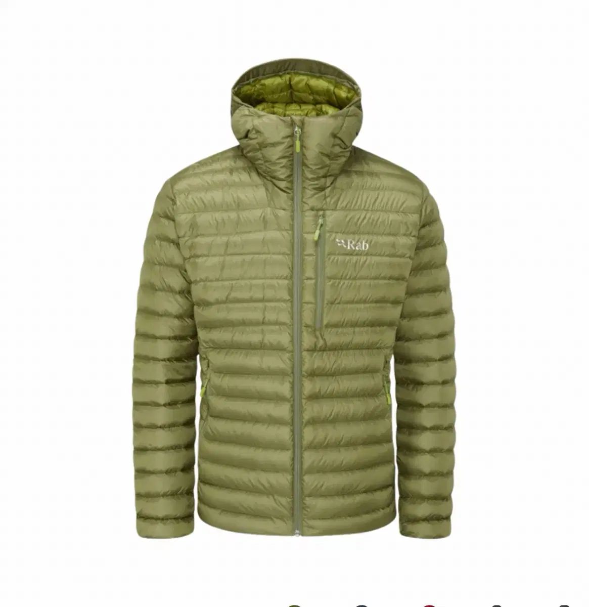 L Rab ラップ マイクロライト アルパイン ジャケット クローライト グリーン