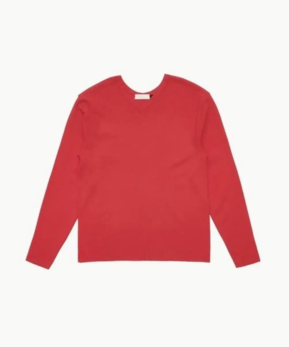 M AMOMENTO Vネックニット レッド