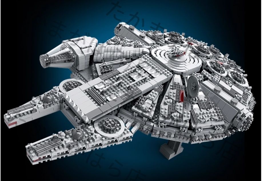 スター ウォーズ ミレニアム ファルコン 大人向け ブロック 高難易度 大型 組み立て玩具 宇宙船 ギフト