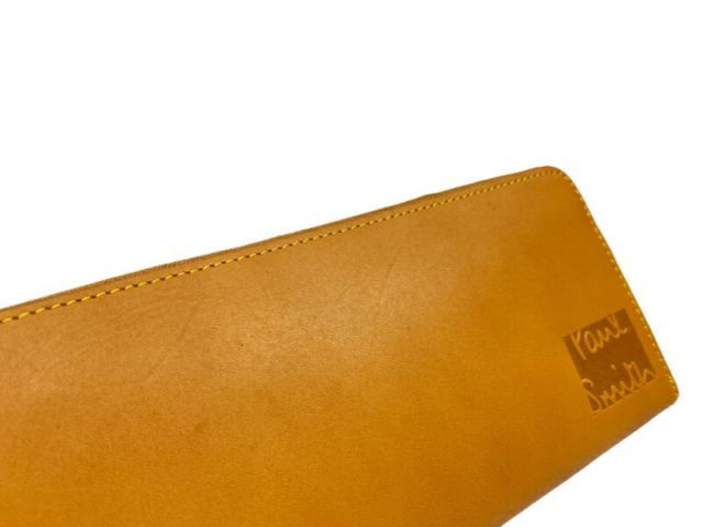未使用 ポールスミス ラウンドファスナー 長財布 BPU025 キャメル