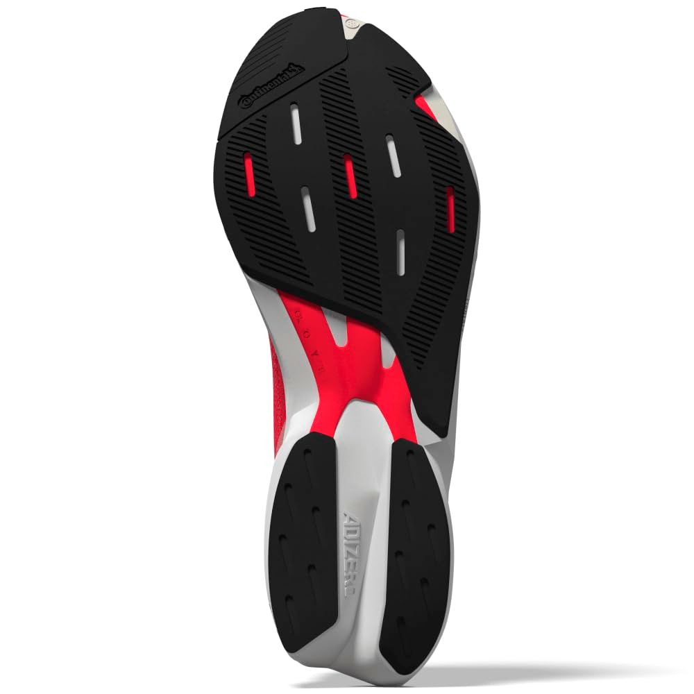 アディダス ランニングシューズ アディゼロ ジャパン 8 MDF87 メンズ ルシッドレッド グレーツー ルシッドレモン JS3219 26.5 cm ルシッドレッド グレーツー ルシッドレモン JS3219 26.5 cm