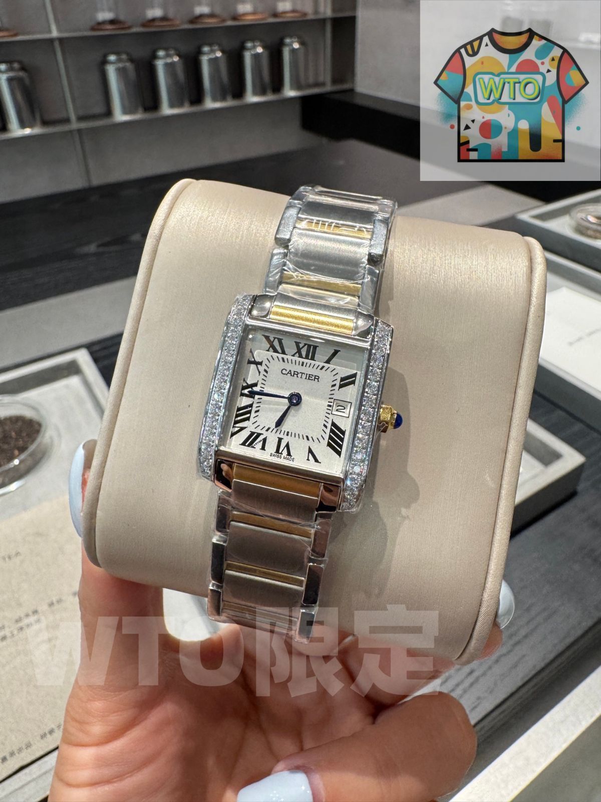 今日 Cartier カルティエ Tank Francaise Women s Watch-WTO輸入2