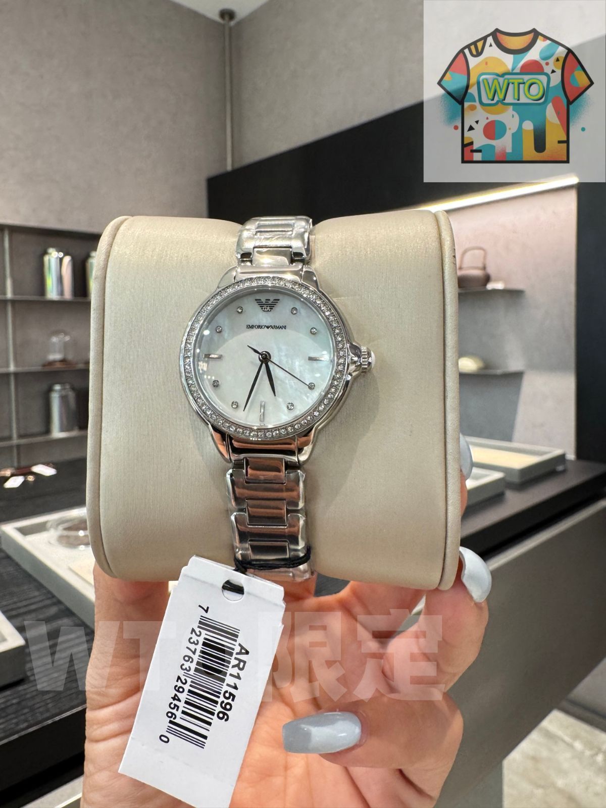 今日 Armani アルマーニ スターリット レディースウォッチ-WTO輸入2