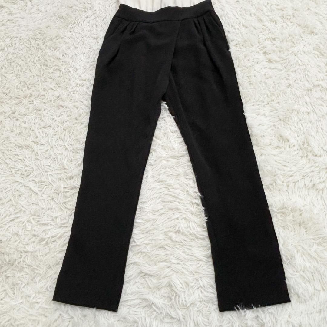  オールインワン ノースリーブ 36 ブラック サロペット オーバーオール オールインワン レディース