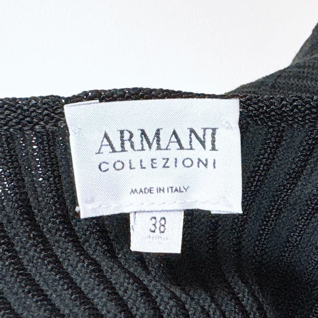  ARMANI Vネック ニットカットソー 38 長袖 ニット セーター