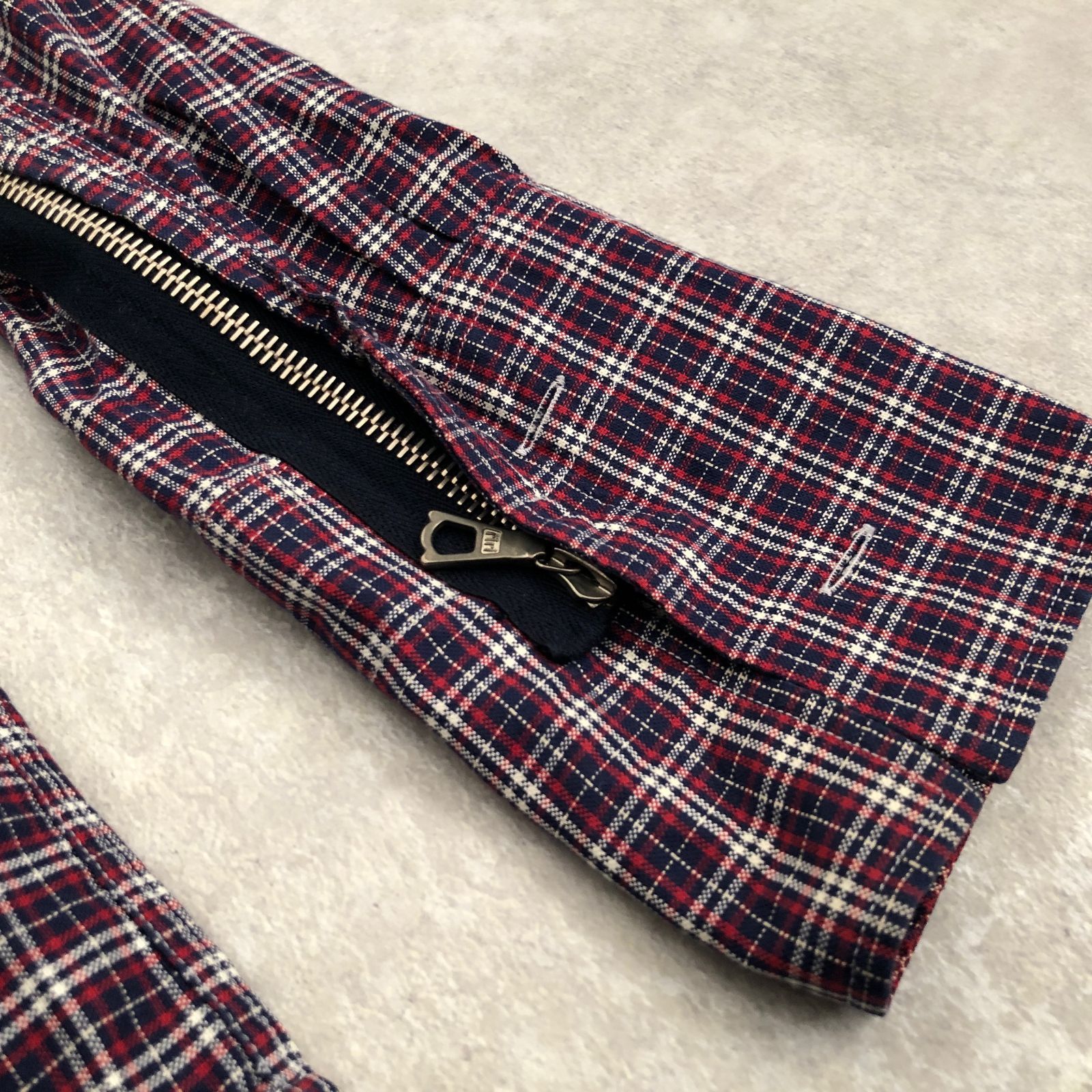 DRIES VAN NOTEN Archive vintage ZIPPER チェック シャツ ドリス