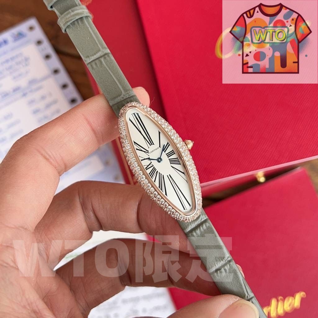 今日 Cartier Baignoire Allongee ミディアムサイズ-WTO輸入2