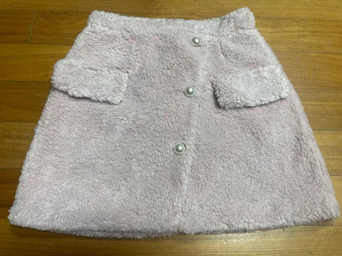 グレイス ユー ボア フリースコート ピンク スカート