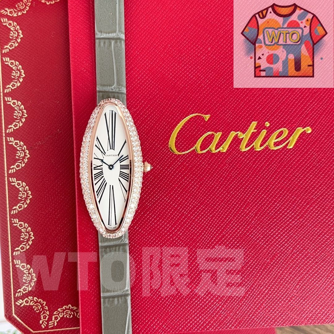 今日 Cartier Baignoire Allongee ミディアムサイズ-WTO輸入2