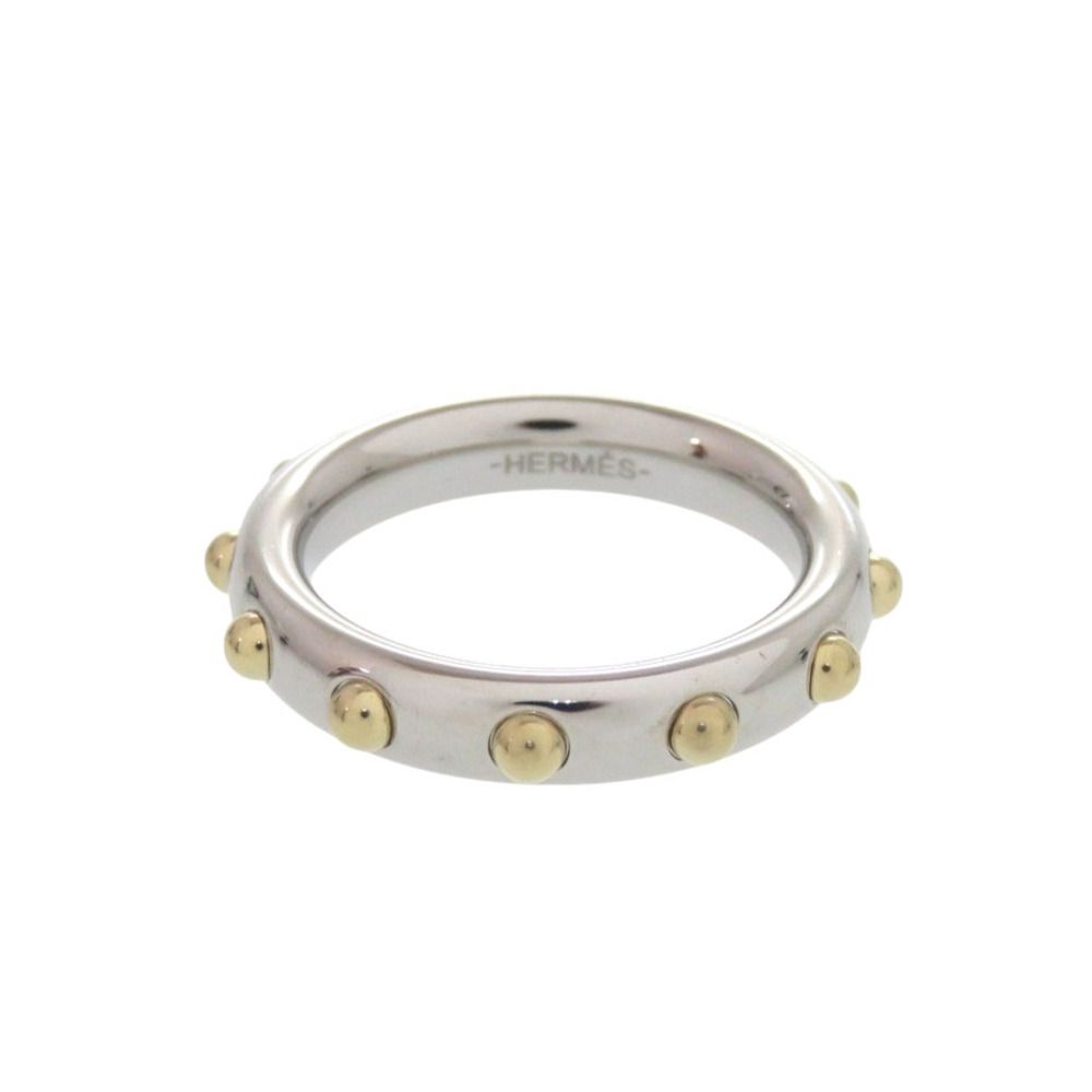 エルメス ミニドッグ スカーフリング メタル シルバー ゴールド 0190 HERMES