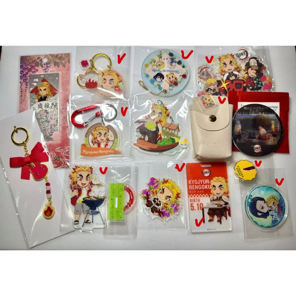 鬼滅の刃 煉獄 アクリル 煉獄 タイ