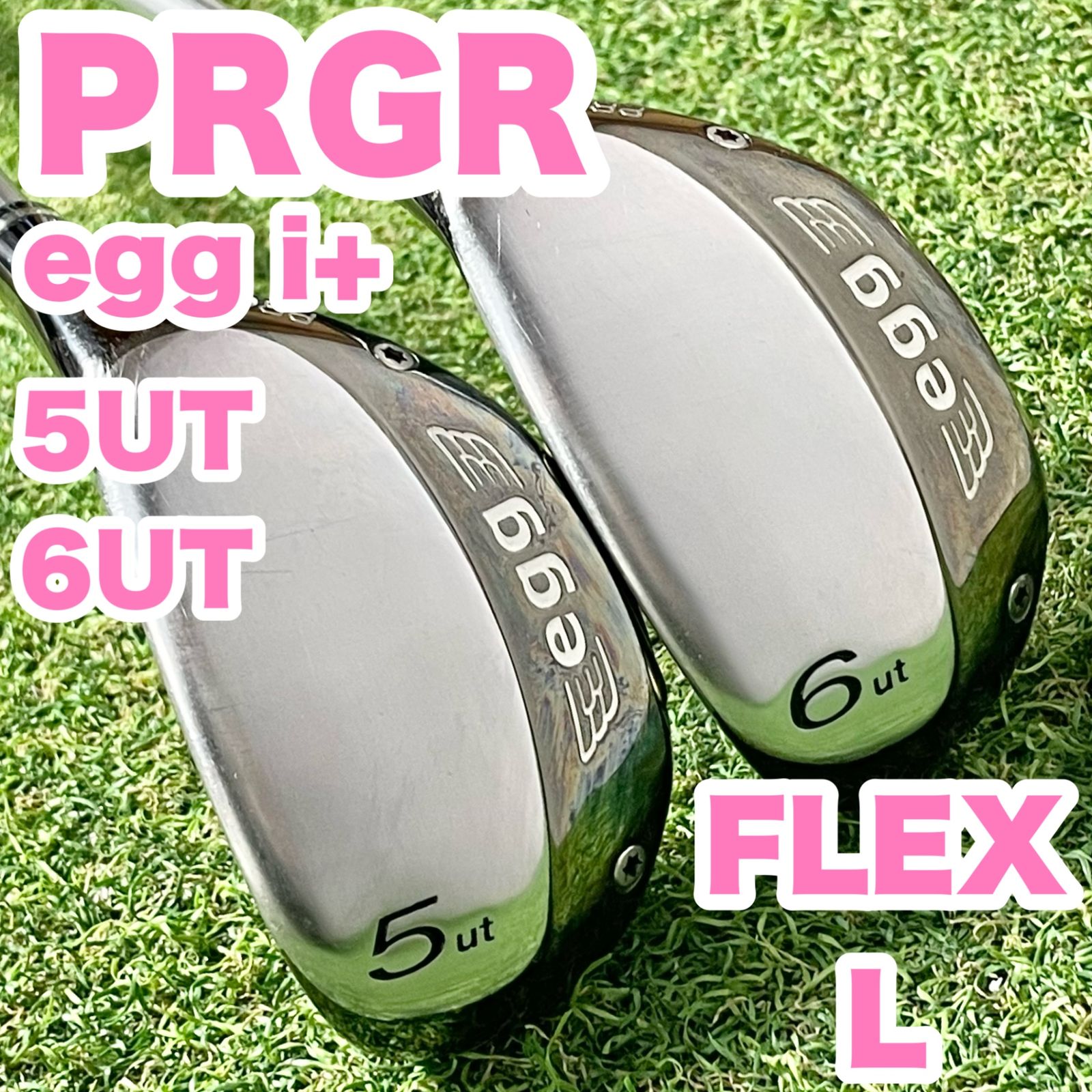 PRGR egg i ユーティリティ 5UT 6UT レディース L 右 プロギア エッグ アイプラス UT M-30 2本 モデル